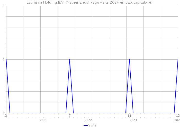 Lavrijsen Holding B.V. (Netherlands) Page visits 2024 