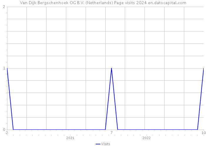 Van Dijk Bergschenhoek OG B.V. (Netherlands) Page visits 2024 