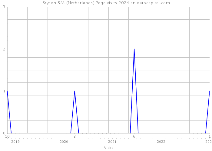 Bryson B.V. (Netherlands) Page visits 2024 