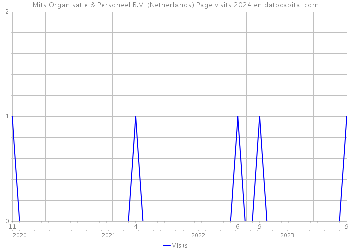 Mits Organisatie & Personeel B.V. (Netherlands) Page visits 2024 