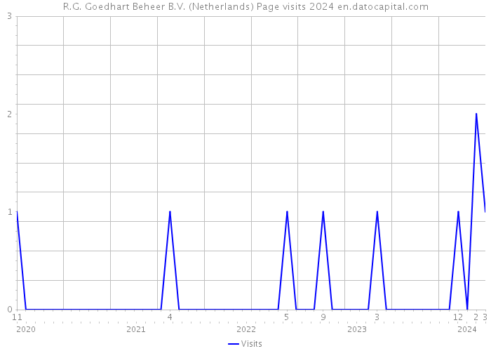 R.G. Goedhart Beheer B.V. (Netherlands) Page visits 2024 