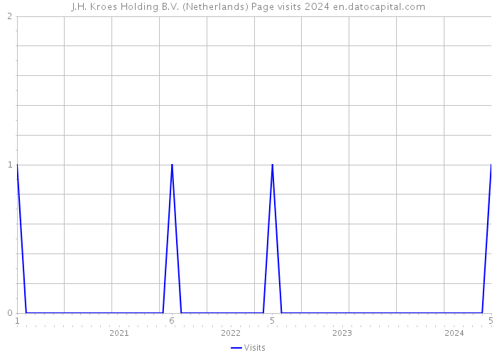 J.H. Kroes Holding B.V. (Netherlands) Page visits 2024 