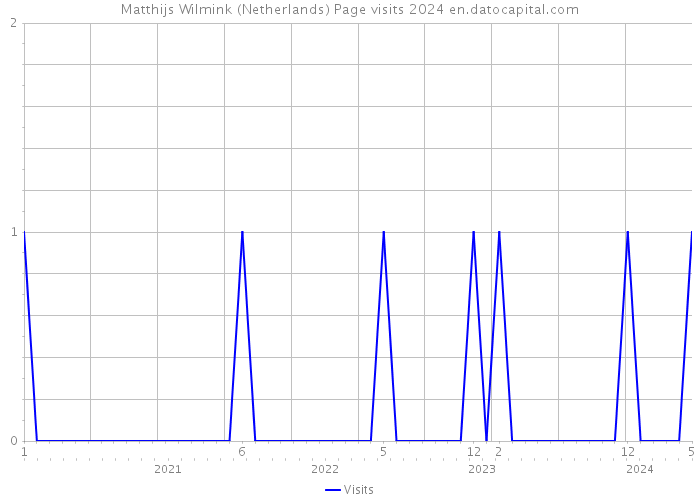 Matthijs Wilmink (Netherlands) Page visits 2024 