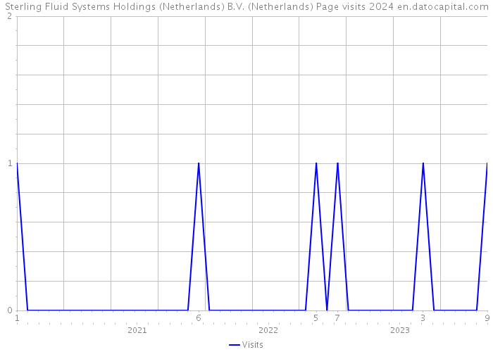 Sterling Fluid Systems Holdings (Netherlands) B.V. (Netherlands) Page visits 2024 