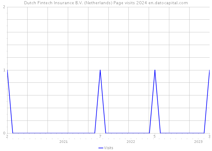 Dutch Fintech Insurance B.V. (Netherlands) Page visits 2024 