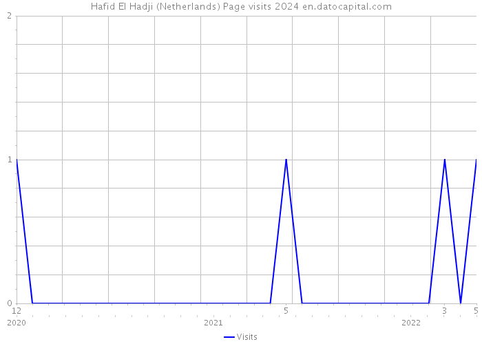Hafid El Hadji (Netherlands) Page visits 2024 