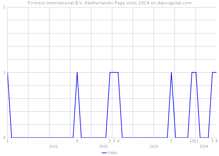 Fortress International B.V. (Netherlands) Page visits 2024 
