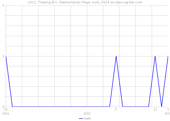 J.H.G. Trading B.V. (Netherlands) Page visits 2024 