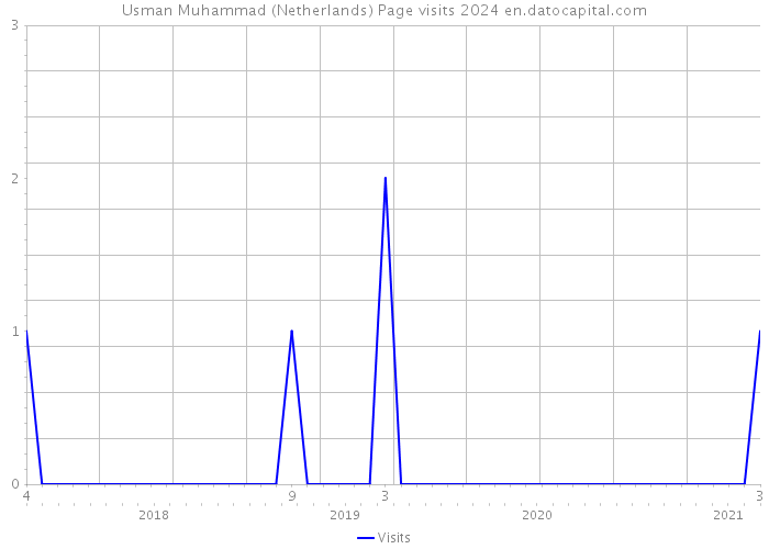 Usman Muhammad (Netherlands) Page visits 2024 