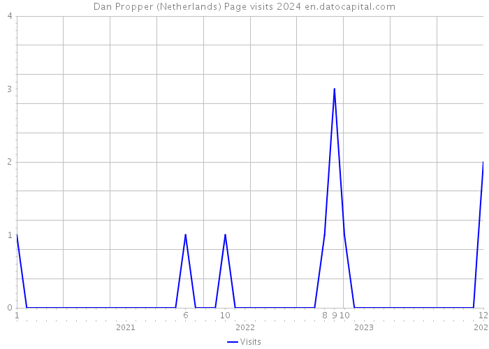 Dan Propper (Netherlands) Page visits 2024 