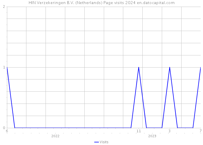 HIN Verzekeringen B.V. (Netherlands) Page visits 2024 
