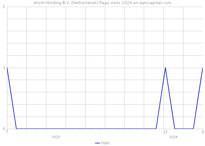 Atom Holding B.V. (Netherlands) Page visits 2024 