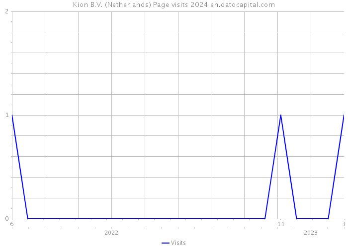 Kion B.V. (Netherlands) Page visits 2024 
