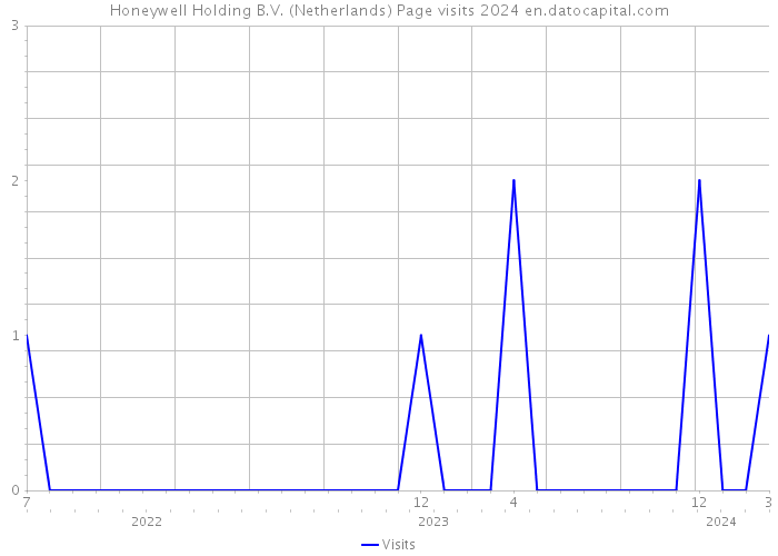 Honeywell Holding B.V. (Netherlands) Page visits 2024 