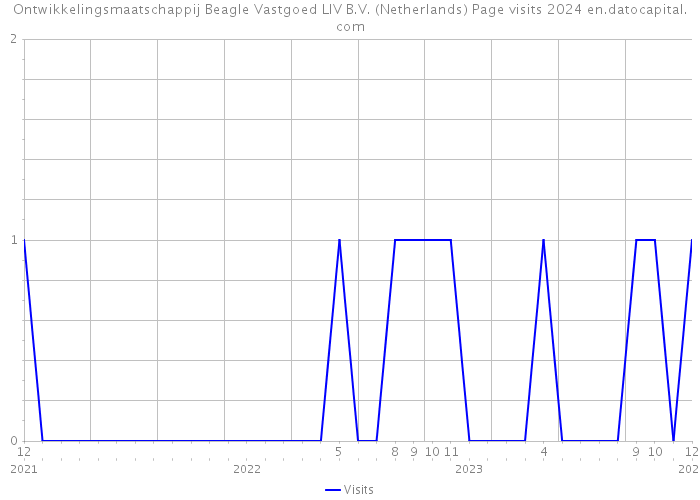 Ontwikkelingsmaatschappij Beagle Vastgoed LIV B.V. (Netherlands) Page visits 2024 