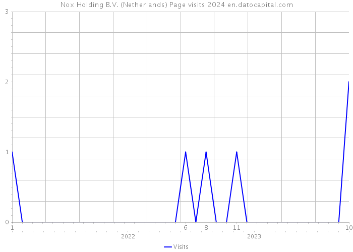 Nox Holding B.V. (Netherlands) Page visits 2024 