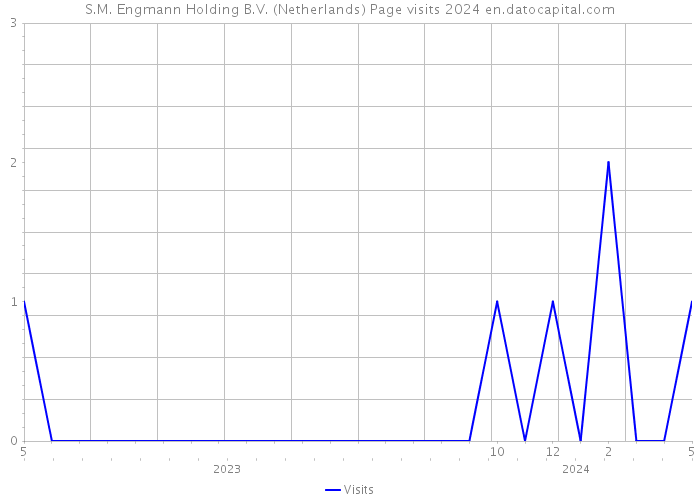 S.M. Engmann Holding B.V. (Netherlands) Page visits 2024 