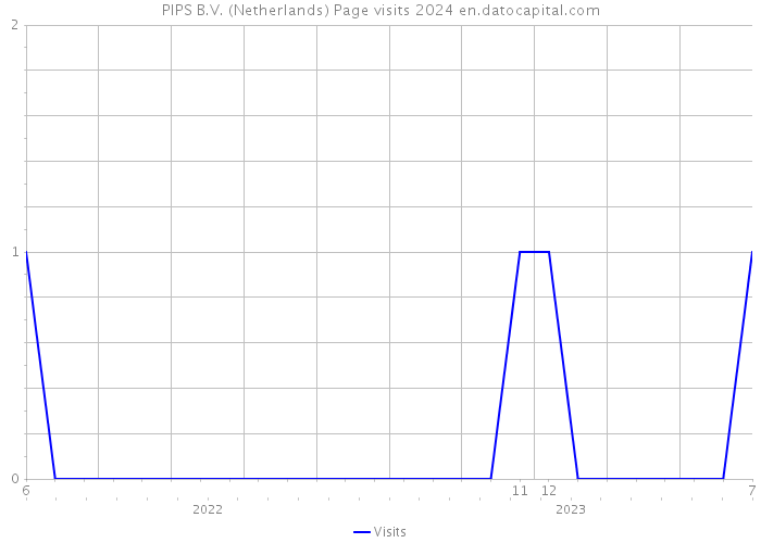 PIPS B.V. (Netherlands) Page visits 2024 