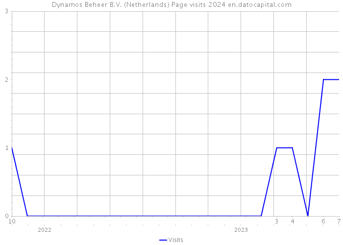 Dynamos Beheer B.V. (Netherlands) Page visits 2024 