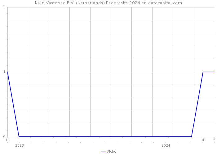 Kuin Vastgoed B.V. (Netherlands) Page visits 2024 