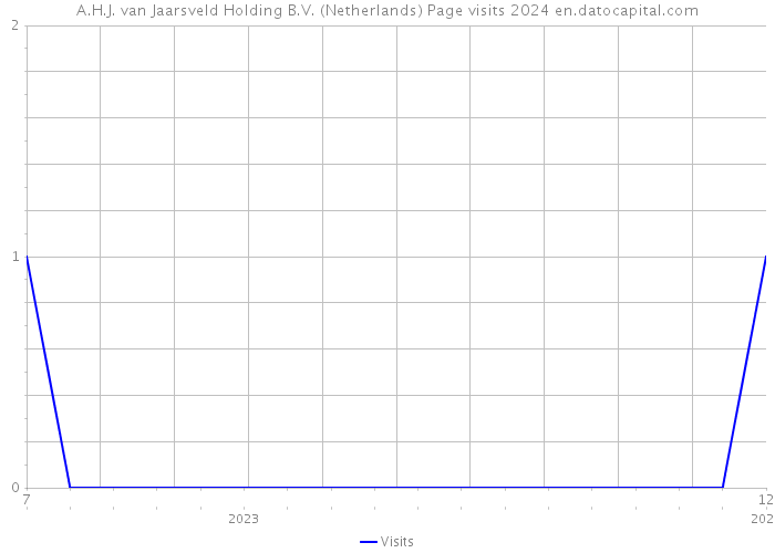 A.H.J. van Jaarsveld Holding B.V. (Netherlands) Page visits 2024 