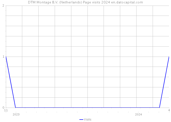 DTM Montage B.V. (Netherlands) Page visits 2024 