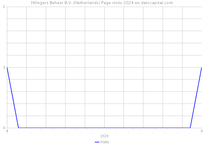 Hillegers Beheer B.V. (Netherlands) Page visits 2024 