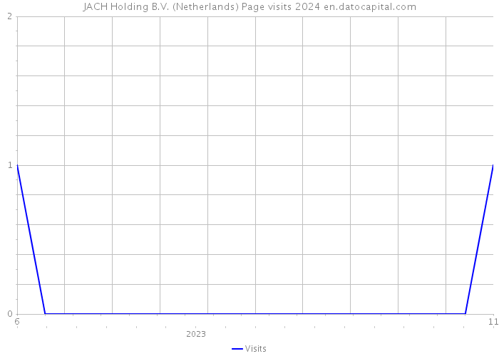 JACH Holding B.V. (Netherlands) Page visits 2024 