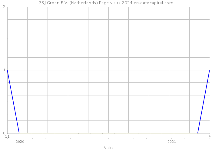 Z&J Groen B.V. (Netherlands) Page visits 2024 