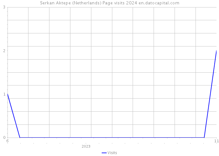 Serkan Aktepe (Netherlands) Page visits 2024 