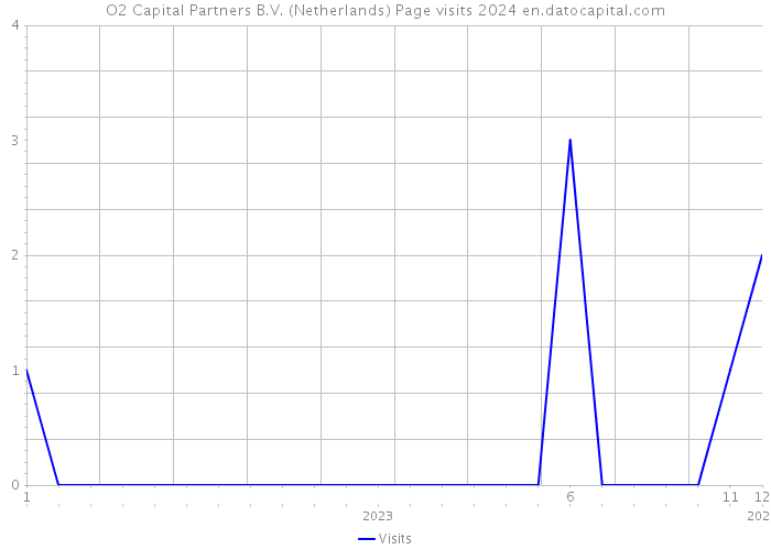 O2 Capital Partners B.V. (Netherlands) Page visits 2024 