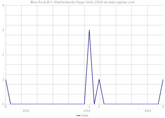 Blue Rock B.V. (Netherlands) Page visits 2024 