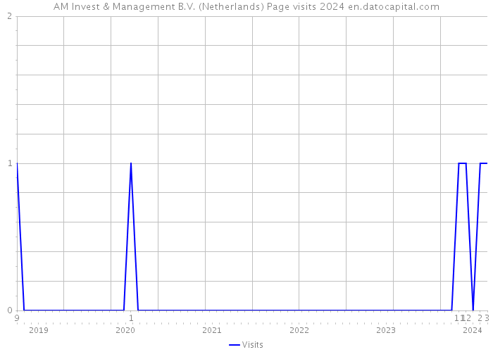 AM Invest & Management B.V. (Netherlands) Page visits 2024 