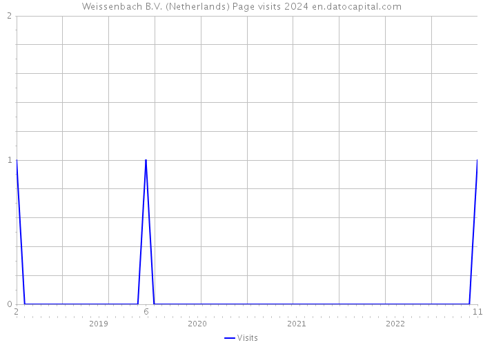 Weissenbach B.V. (Netherlands) Page visits 2024 