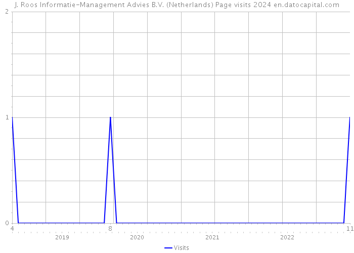 J. Roos Informatie-Management Advies B.V. (Netherlands) Page visits 2024 