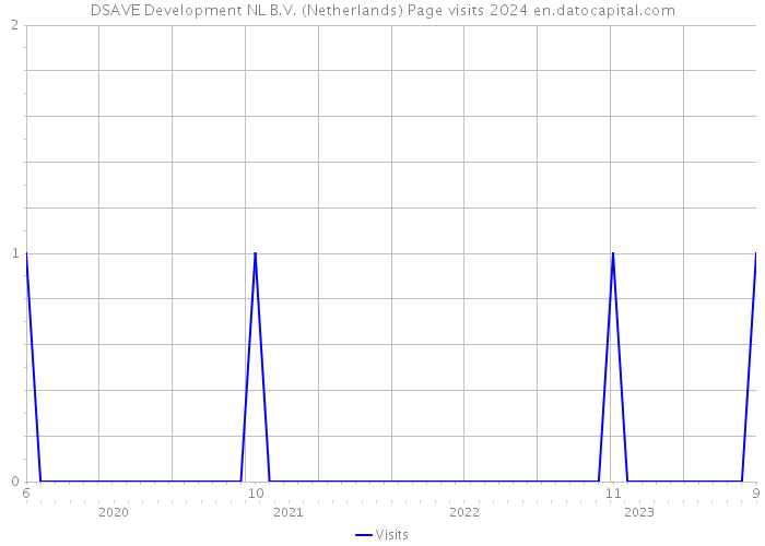 DSAVE Development NL B.V. (Netherlands) Page visits 2024 