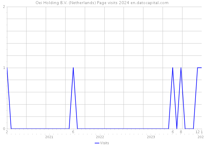 Oei Holding B.V. (Netherlands) Page visits 2024 