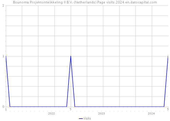 Bounoma Projektontwikkeling II B.V. (Netherlands) Page visits 2024 