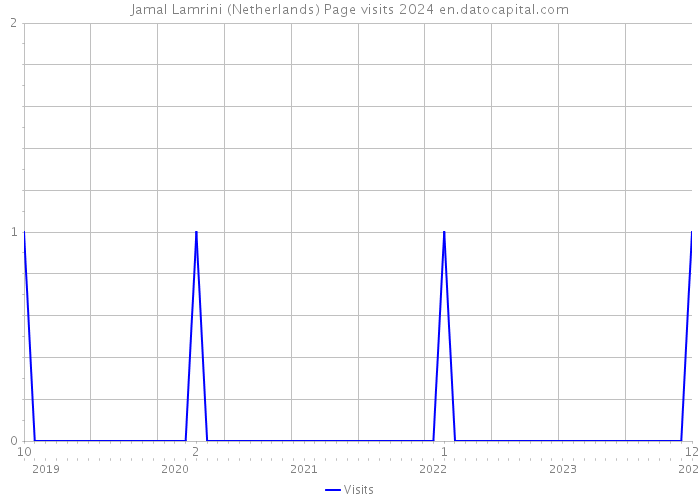 Jamal Lamrini (Netherlands) Page visits 2024 