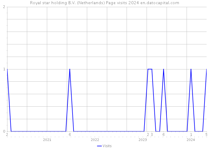 Royal star holding B.V. (Netherlands) Page visits 2024 