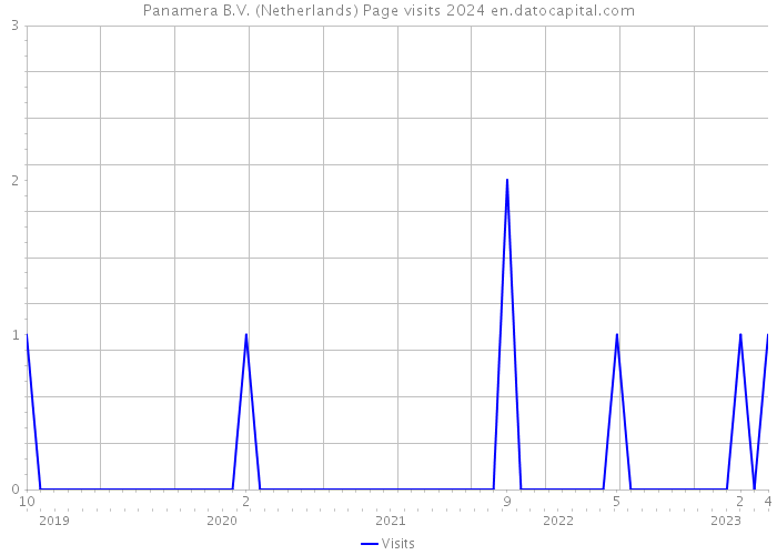 Panamera B.V. (Netherlands) Page visits 2024 