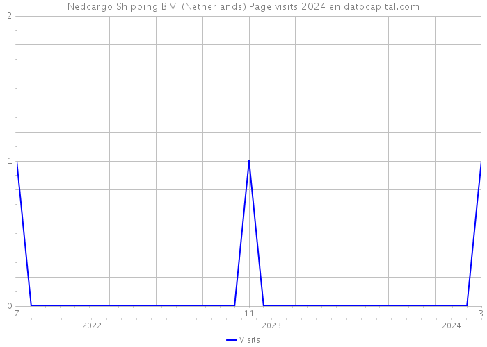 Nedcargo Shipping B.V. (Netherlands) Page visits 2024 