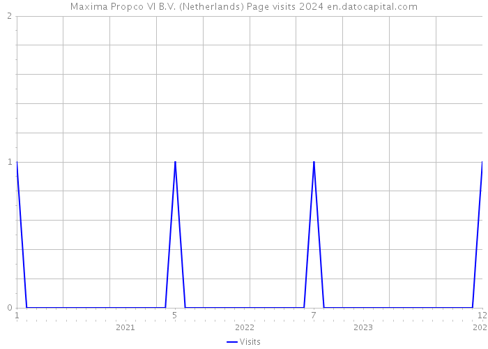 Maxima Propco VI B.V. (Netherlands) Page visits 2024 