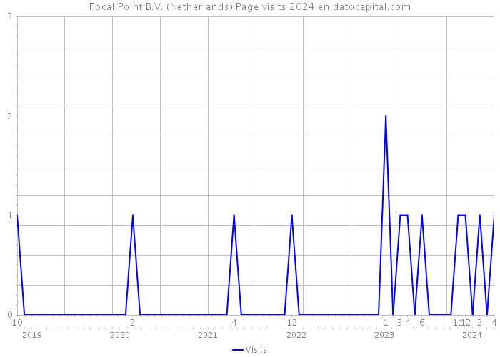 Focal Point B.V. (Netherlands) Page visits 2024 