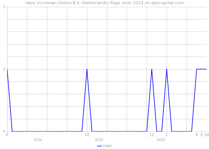 Hans Voortman Online B.V. (Netherlands) Page visits 2024 