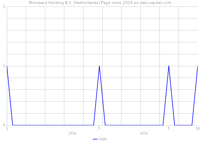 Minnaard Holding B.V. (Netherlands) Page visits 2024 