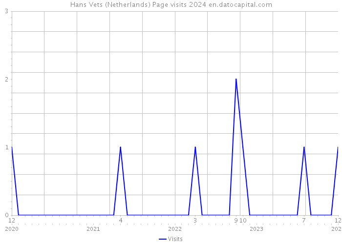 Hans Vets (Netherlands) Page visits 2024 