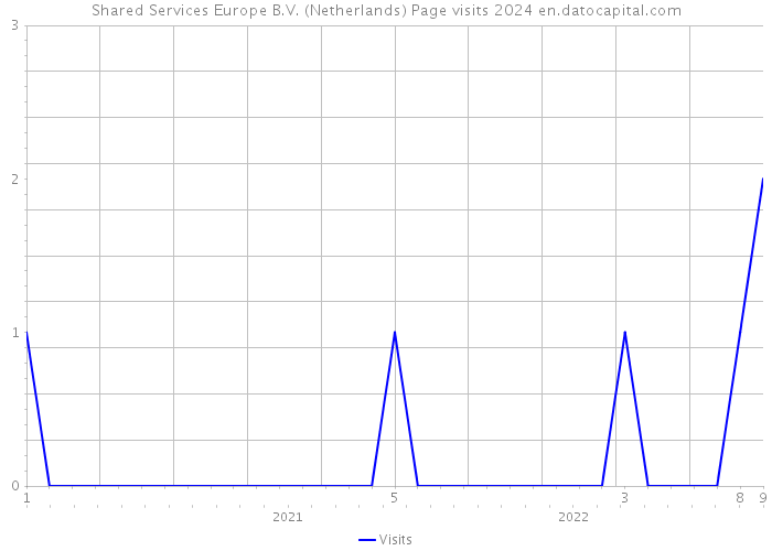 Shared Services Europe B.V. (Netherlands) Page visits 2024 