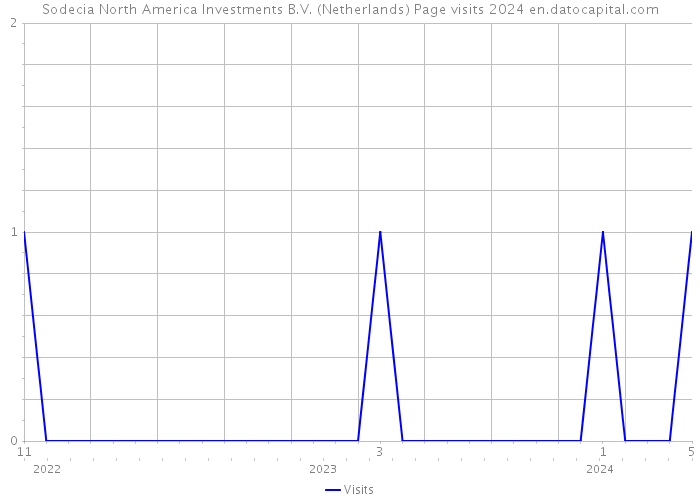 Sodecia North America Investments B.V. (Netherlands) Page visits 2024 