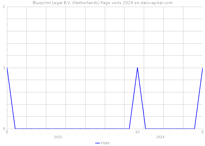 Blueprint Legal B.V. (Netherlands) Page visits 2024 
